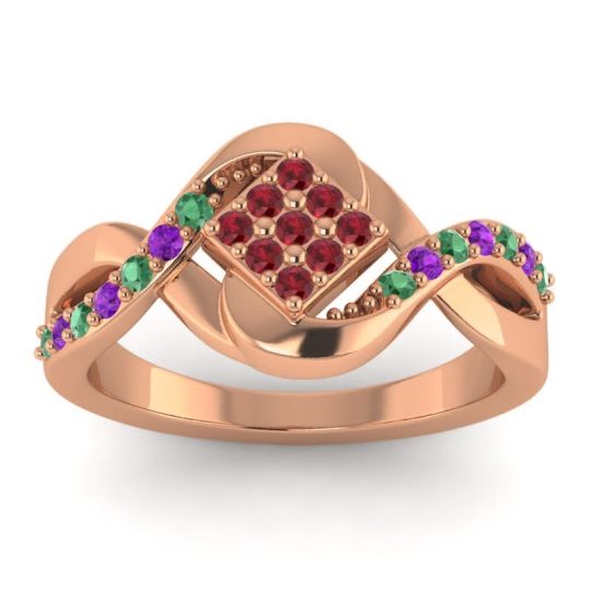 Simple Pave Bypass Pratika Ring