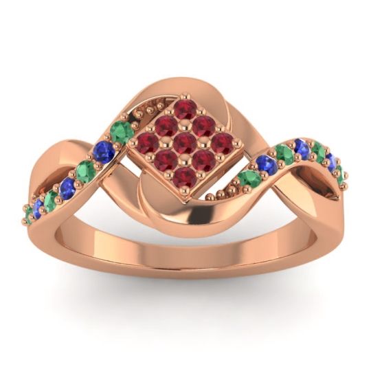 Simple Pave Bypass Pratika Ring