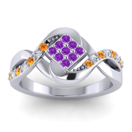 Simple Pave Bypass Pratika Ring