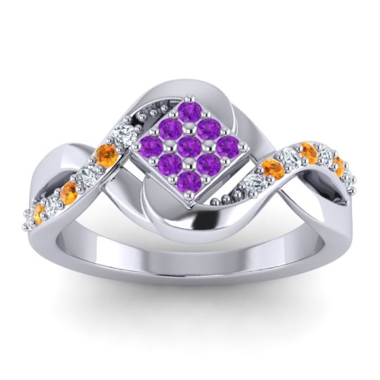 Simple Pave Bypass Pratika Ring