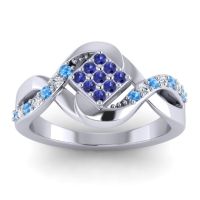 Simple Pave Bypass Pratika Ring