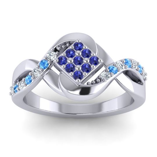 Simple Pave Bypass Pratika Ring