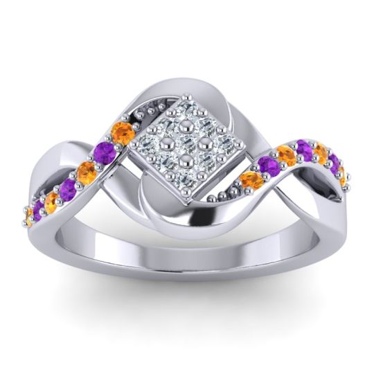 Simple Pave Bypass Pratika Ring