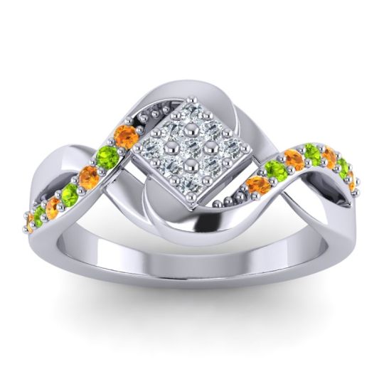 Simple Pave Bypass Pratika Ring