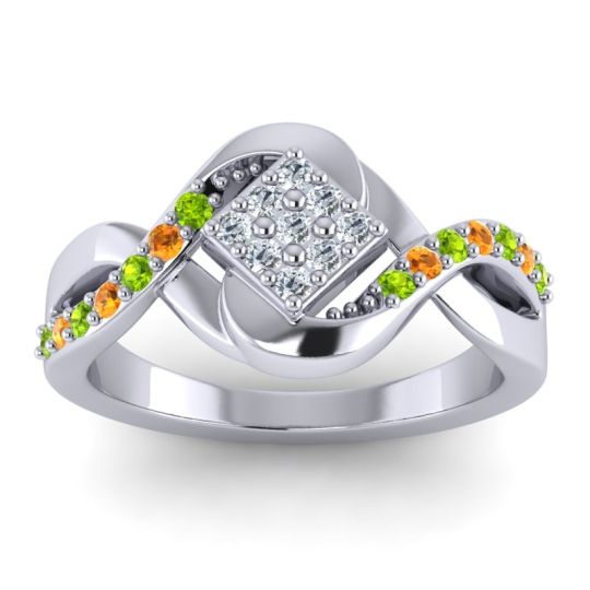 Simple Pave Bypass Pratika Ring