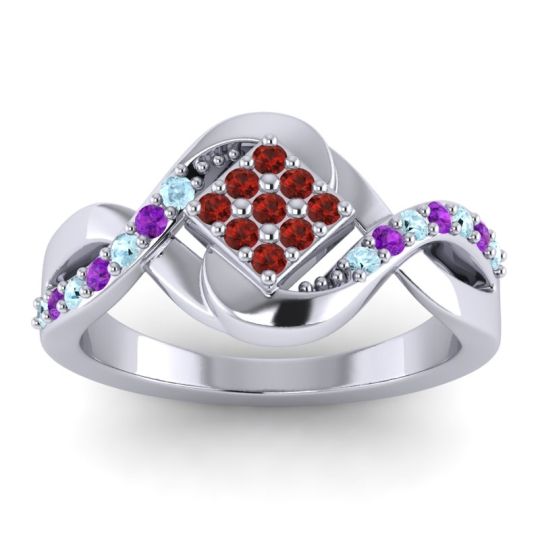 Simple Pave Bypass Pratika Ring