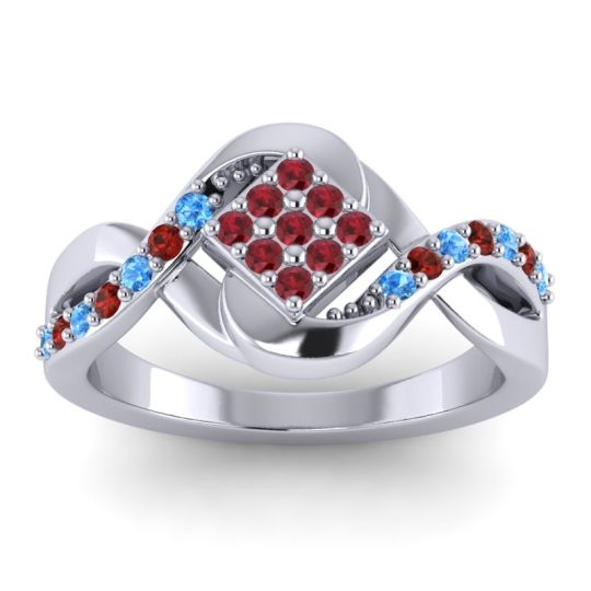 Simple Pave Bypass Pratika Ring