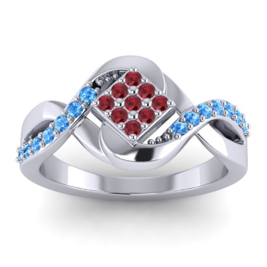 Simple Pave Bypass Pratika Ring