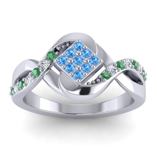 Simple Pave Bypass Pratika Ring