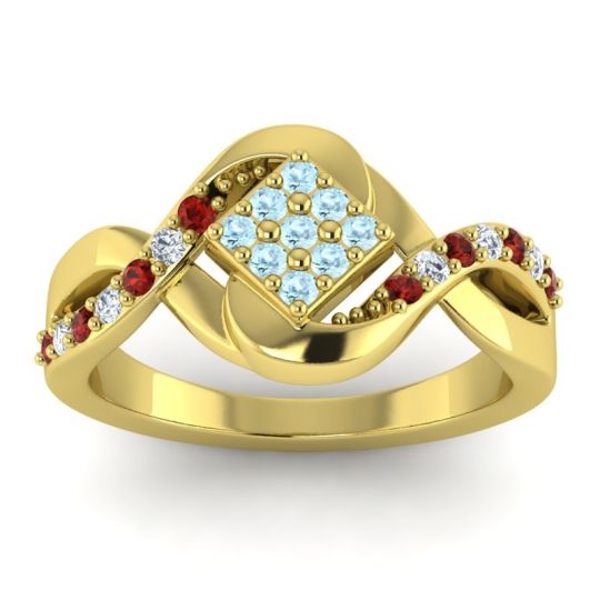 Simple Pave Bypass Pratika Ring