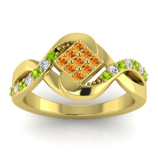 Simple Pave Bypass Pratika Ring