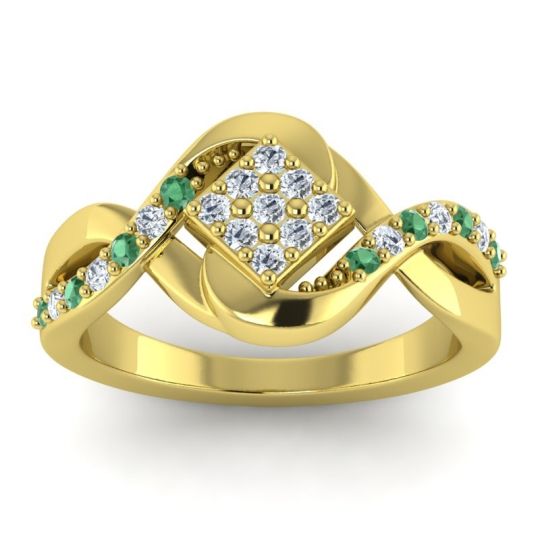 Simple Pave Bypass Pratika Ring