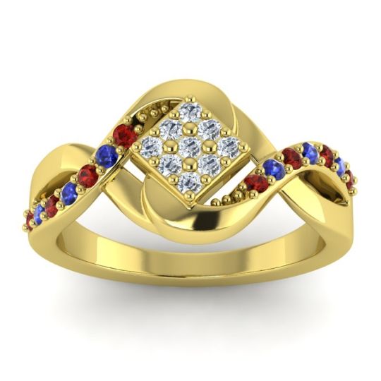 Simple Pave Bypass Pratika Ring