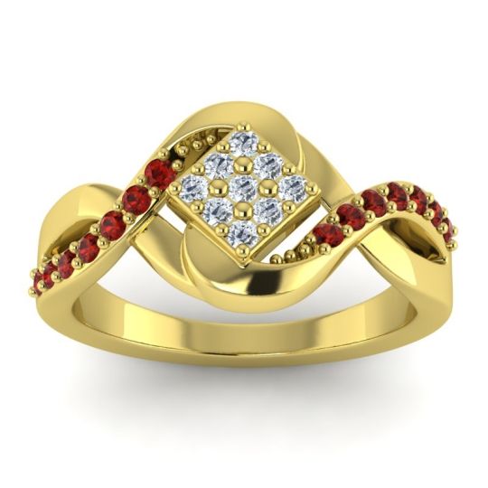 Simple Pave Bypass Pratika Ring