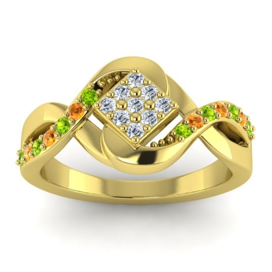 Simple Pave Bypass Pratika Ring