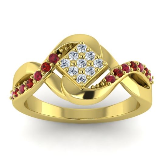 Simple Pave Bypass Pratika Ring