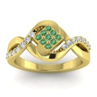 Simple Pave Bypass Pratika Ring