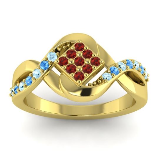 Simple Pave Bypass Pratika Ring