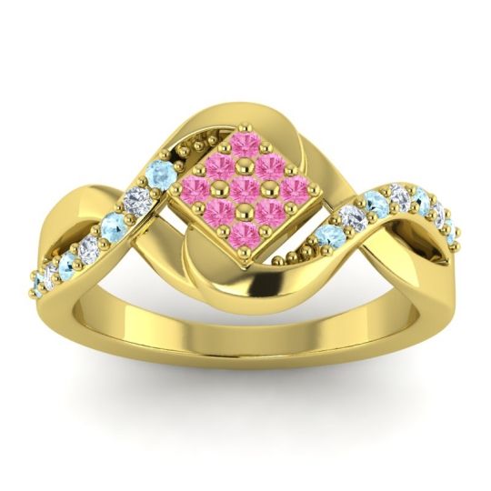 Simple Pave Bypass Pratika Ring