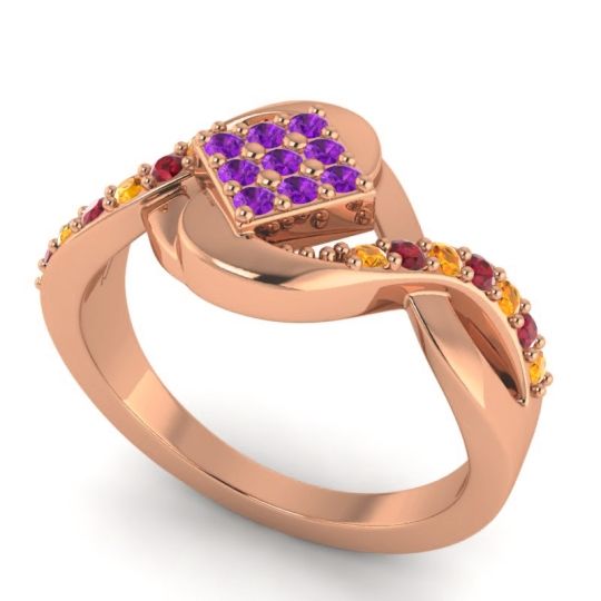 Simple Pave Bypass Pratika Ring
