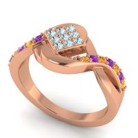 Simple Pave Bypass Pratika Ring
