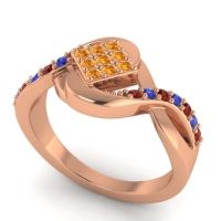Simple Pave Bypass Pratika Ring