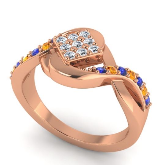 Simple Pave Bypass Pratika Ring