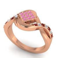 Simple Pave Bypass Pratika Ring