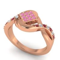 Simple Pave Bypass Pratika Ring