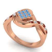 Simple Pave Bypass Pratika Ring