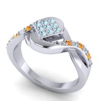 Simple Pave Bypass Pratika Ring