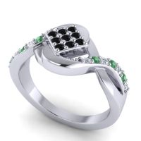 Simple Pave Bypass Pratika Ring