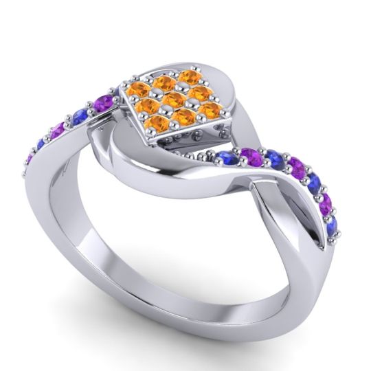 Simple Pave Bypass Pratika Ring