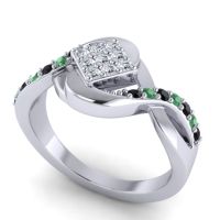 Simple Pave Bypass Pratika Ring