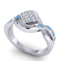 Simple Pave Bypass Pratika Ring