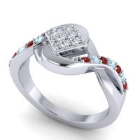 Simple Pave Bypass Pratika Ring