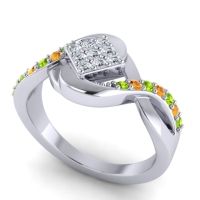 Simple Pave Bypass Pratika Ring