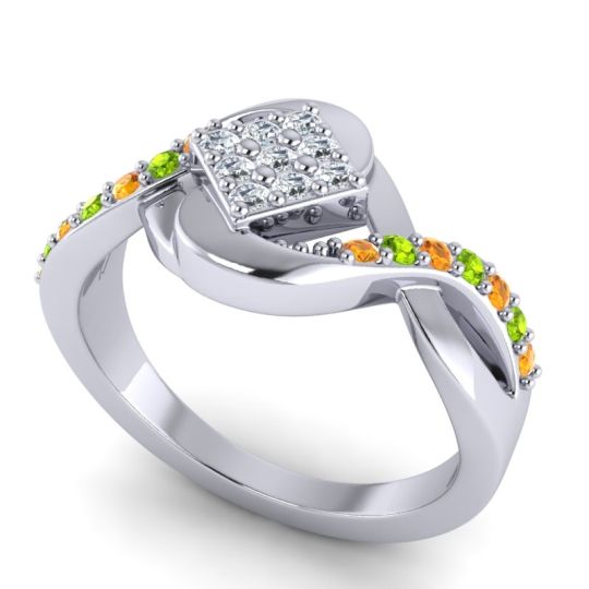 Simple Pave Bypass Pratika Ring