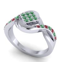 Simple Pave Bypass Pratika Ring