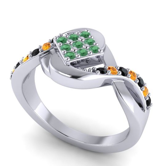 Simple Pave Bypass Pratika Ring