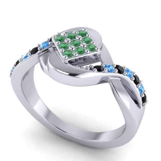 Simple Pave Bypass Pratika Ring