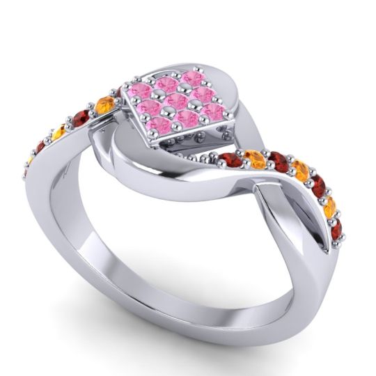 Simple Pave Bypass Pratika Ring