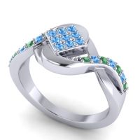 Simple Pave Bypass Pratika Ring