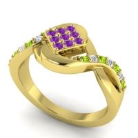 Simple Pave Bypass Pratika Ring