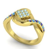 Simple Pave Bypass Pratika Ring