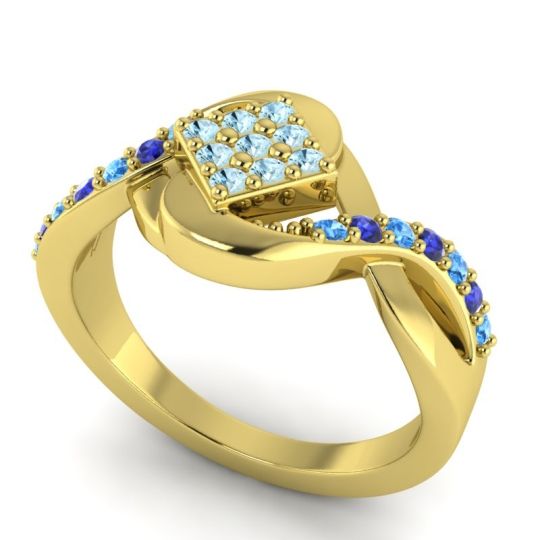 Simple Pave Bypass Pratika Ring