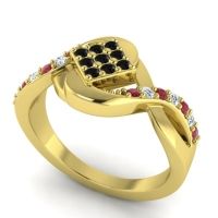 Simple Pave Bypass Pratika Ring