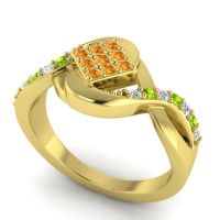 Simple Pave Bypass Pratika Ring