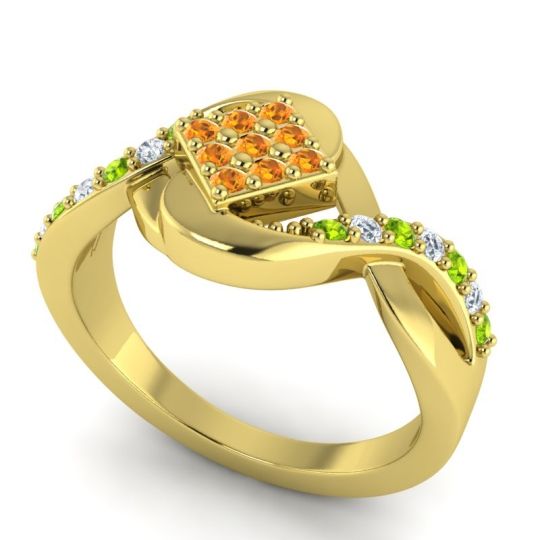 Simple Pave Bypass Pratika Ring