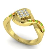 Simple Pave Bypass Pratika Ring